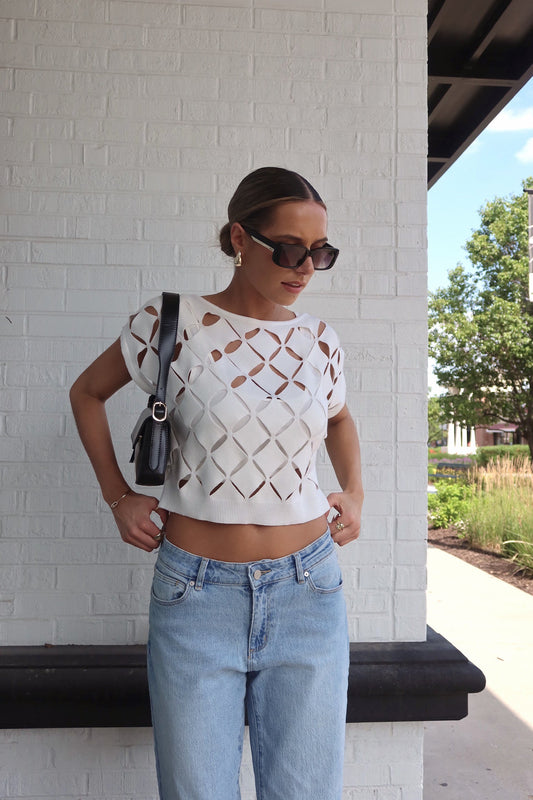Leela Cut Out Detail Top