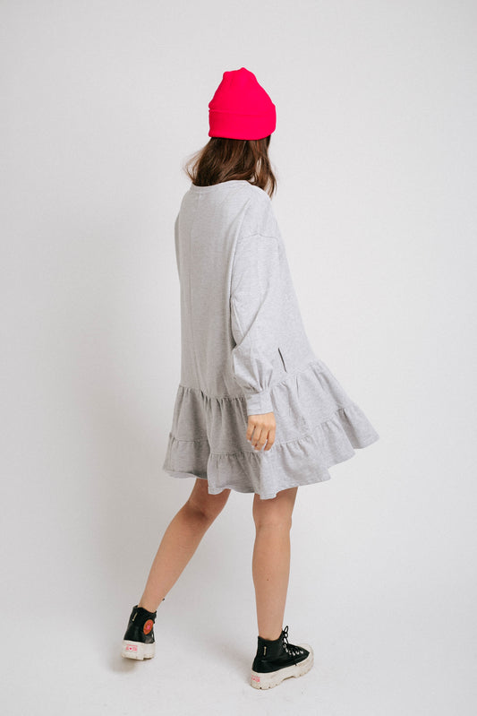 Cool With It Dress// Gray