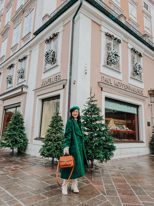 Emerald Wishes Fuzzy Coat (Green)