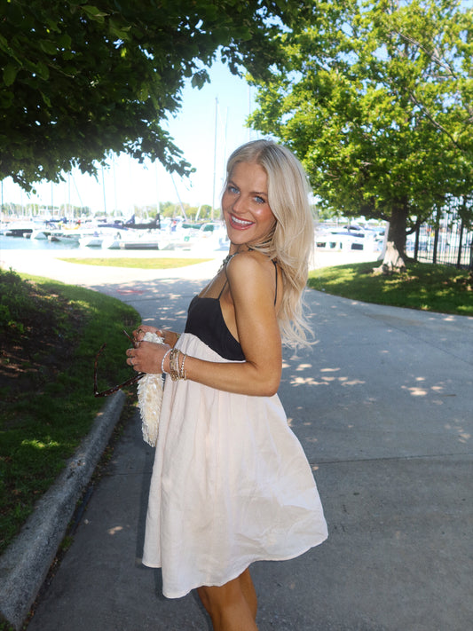 Fun in the Sun Dress // Natural *RESTOCKED*