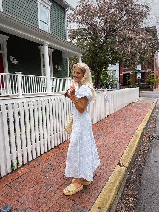 Stay Sunny Dress// Blue