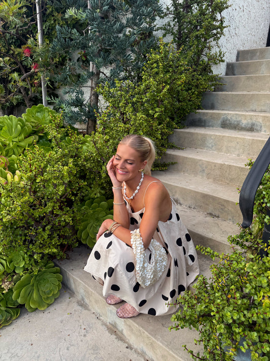 Off Duty Dot Dress