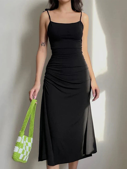 FashionSierra Backless Long Party Summer Women 2025 Clothes Maxi Dress