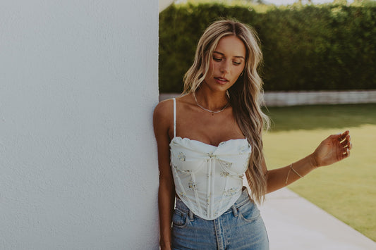 Madsyn Floral Bustier