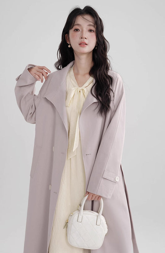 Laven Trench Coat (Purple)