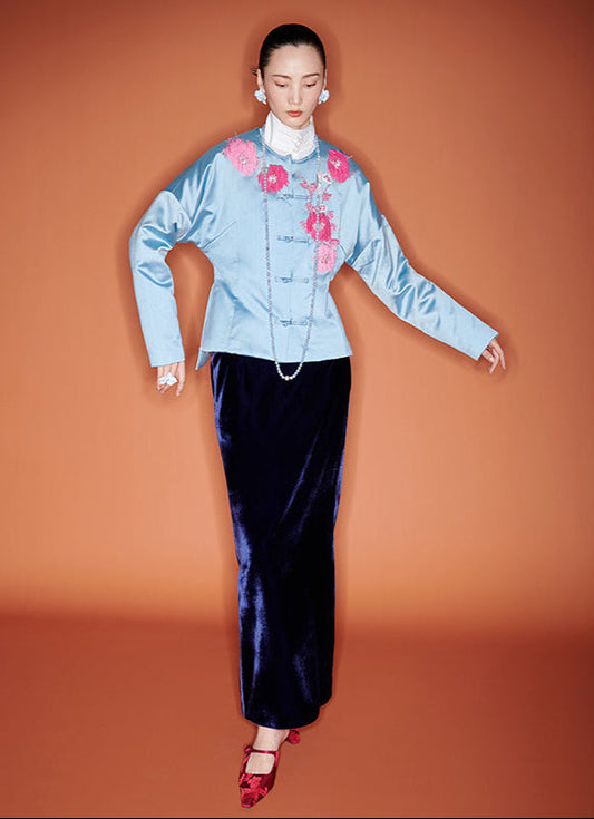 M essential Mackay designer Peony Beaded Jacket - wait.