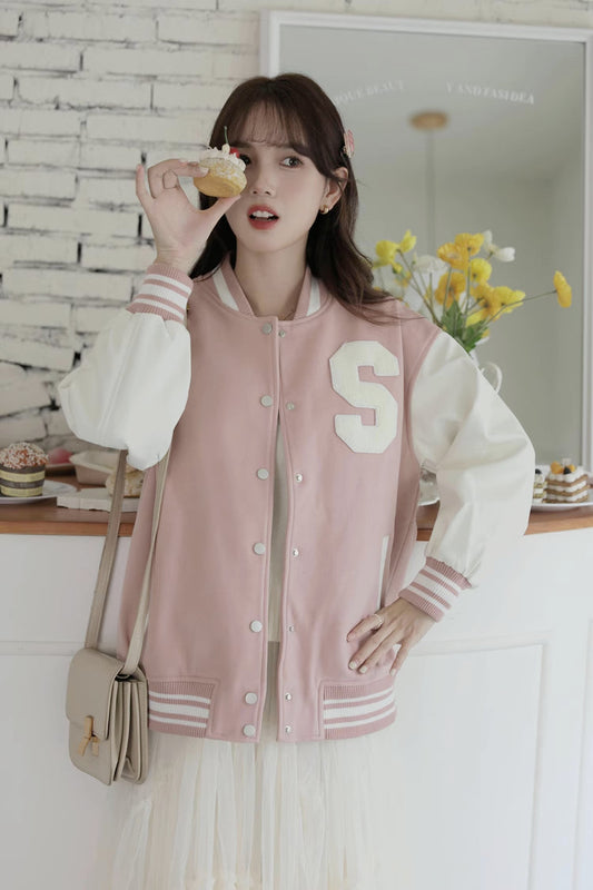 Letterman Baseball Jacket (2 Colors)