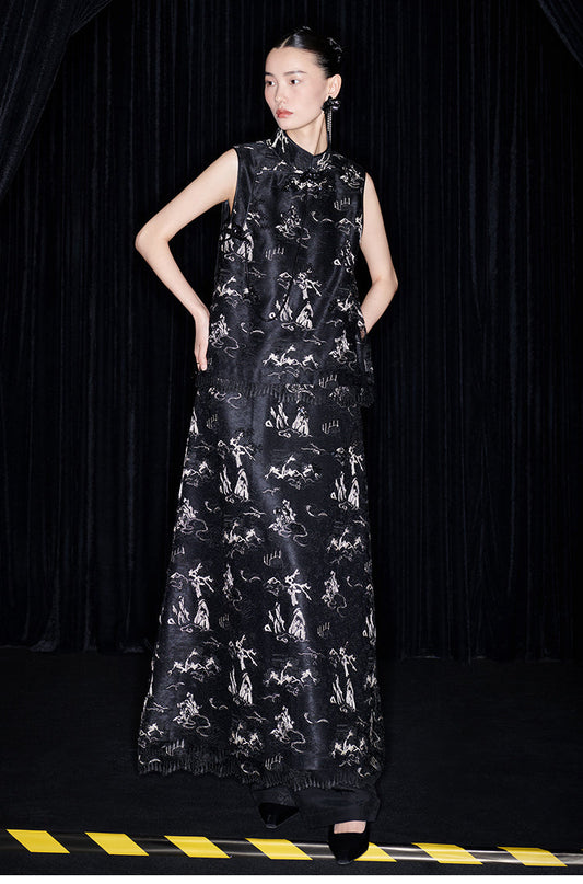 M essential Mackay designer beads vest skirt -  sieve.