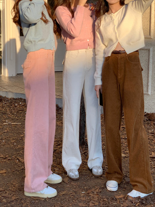 Retro Corduroy Jeans (5 Colors)