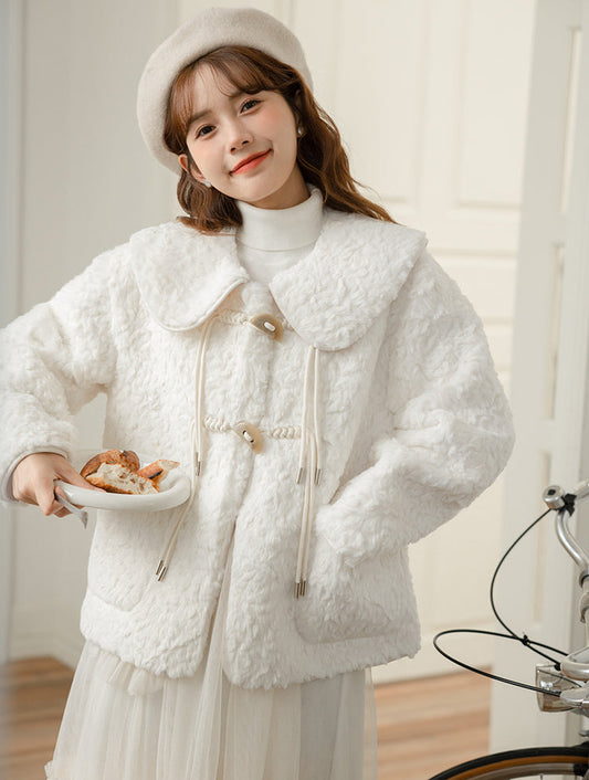 Little Lamb Teddy Coat (2 Colors)