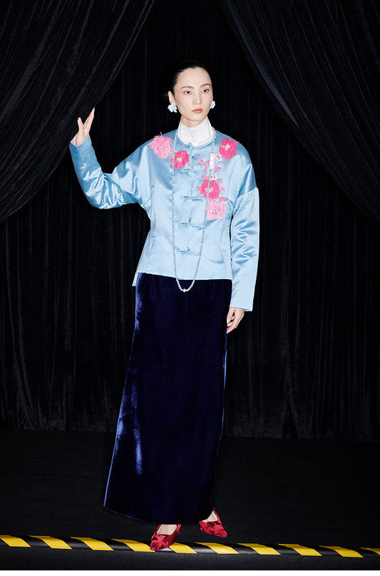 M essential Mackay designer Peony Beaded Jacket - wait.