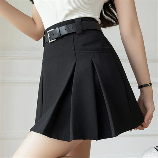 2025 New Summer High Waist Solid Above Knee Length Casual Mini Suit Shorts