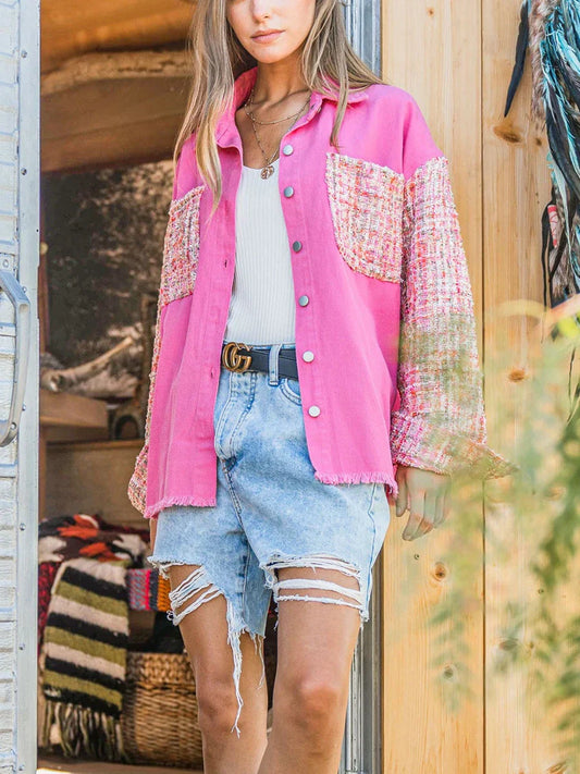 Women Turn-down Collar Long Sleeves Chic Cardigans Commuting Female Outerwear Coat