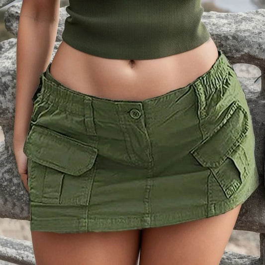 2025 Summer New High Waist Denim Skirts Retro Sexy Tight Hip Blue Basic Casual Skirt