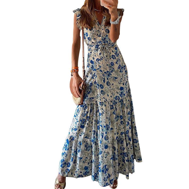 Women's printed lace dress - Trendha