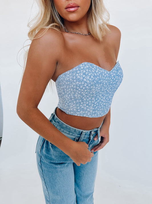 Nala Floral Corset Top