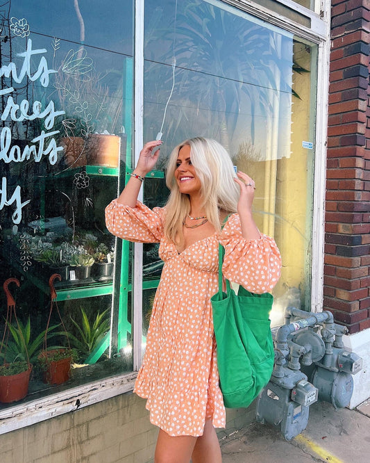 Love Club Dress// Peach