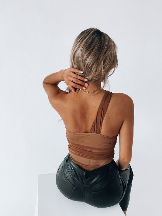 Nina One Shoulder Bodysuit